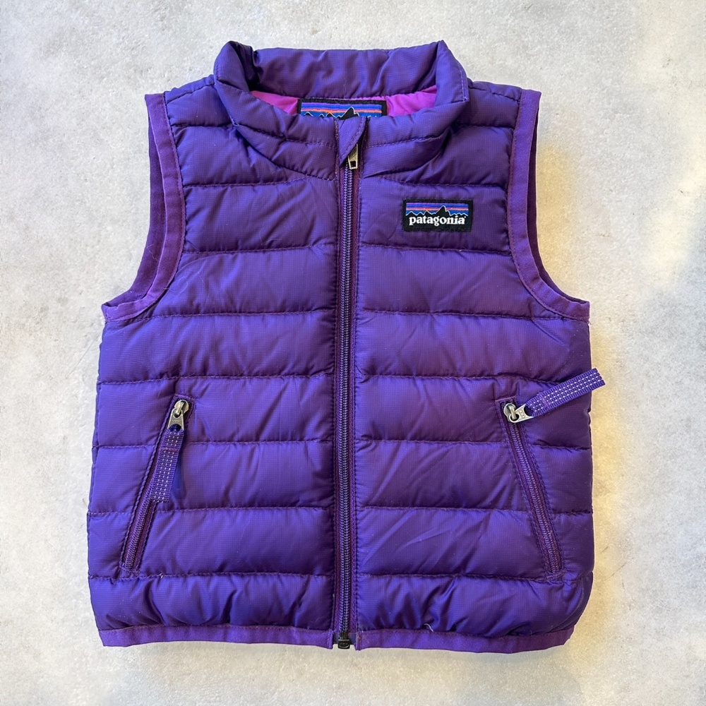 Patagonia Purple Down Children’s Vest I 6 Months I Excellent Condition